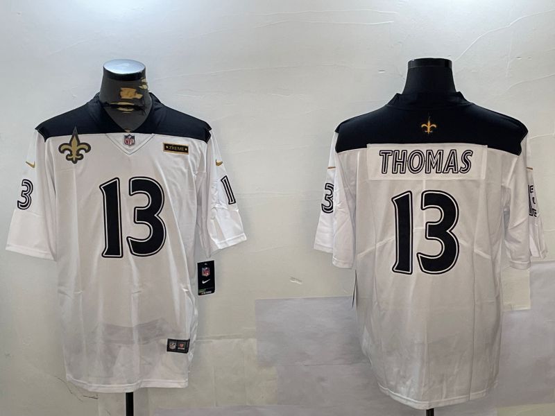 Men New Orleans Saints #13 Thomas White City Edition 2024 Nike Limited NFL Jersey style 4->new orleans saints->NFL Jersey